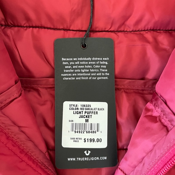 True Religion Light Puffer Jacket - Picture 8 of 14